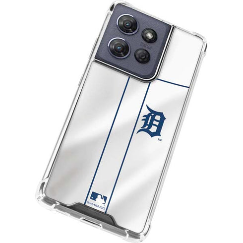 MLB Detroit Tigers Home Jersey Moto G Play 5G (2025) Clear Case